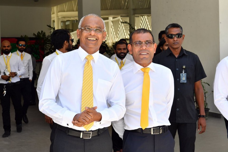 BREAKING: Riyaasee inthihaabaa behey evves vaahaka eh Raees Nasheed akaa nudhakan - Raees Solih