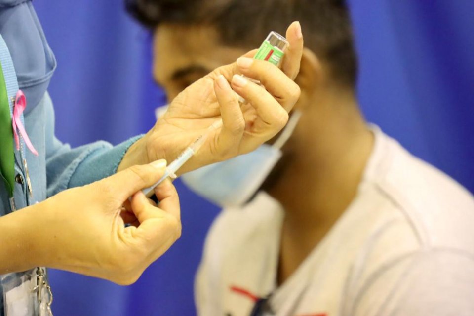 Raajje in Covid vaccine jehi meehunge adhadhu 222,900 ah araifi