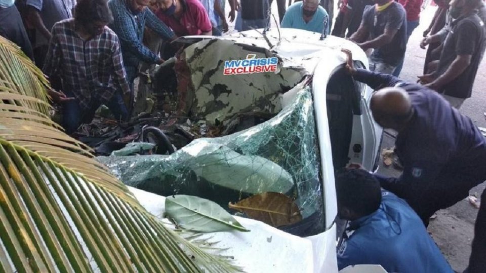 BREAKING: Fuvahmulakugai nukrakka therri accident eh hingaifi