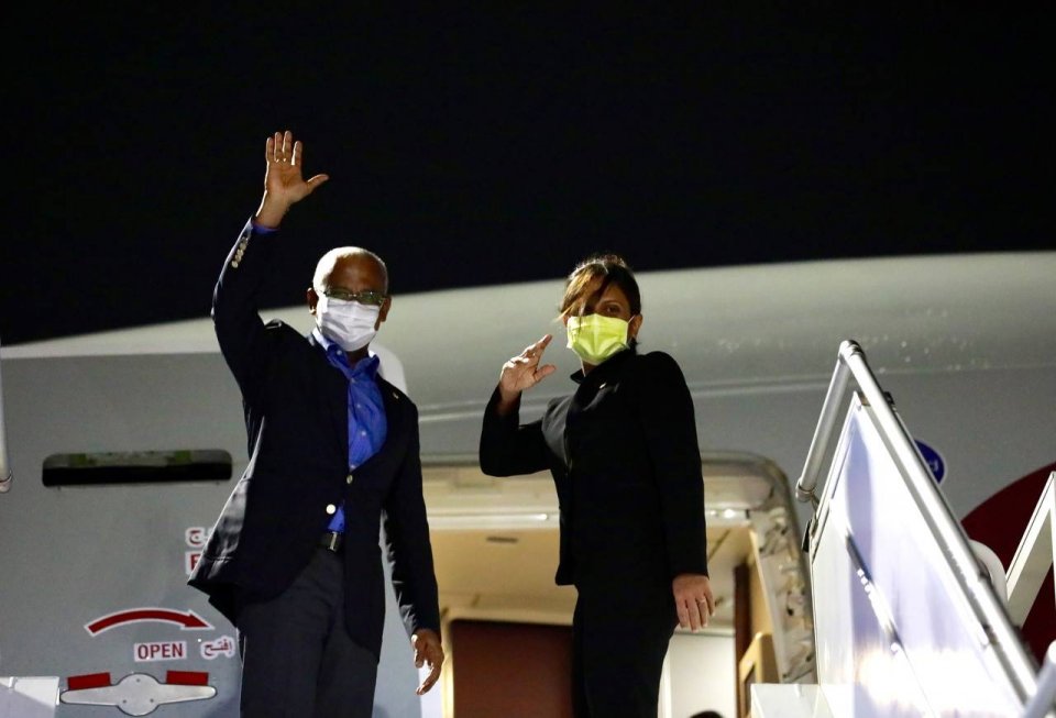President Solih departs to Qatar and Bangladesh