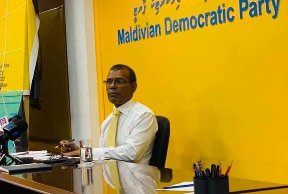 Bainalaqvami mujthamau, raees Nasheed aa Dhivehinaa eku 
