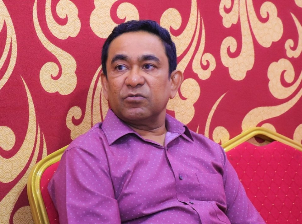 Ex-President Yameen defends 'Indiaout' stance in interview