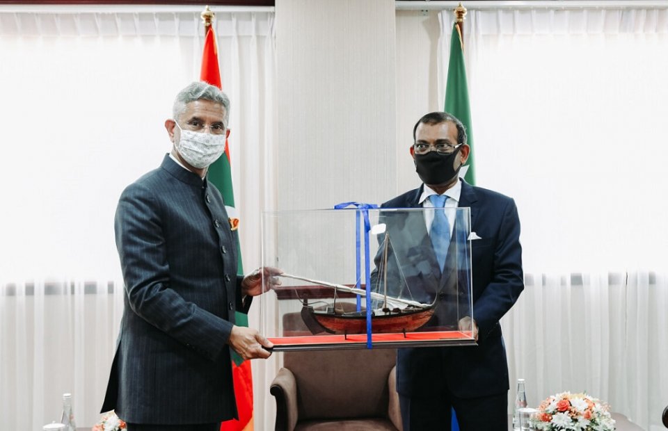 Nasheed ge saabithu kann badhaleh nuvaane: Dr Jaishankar