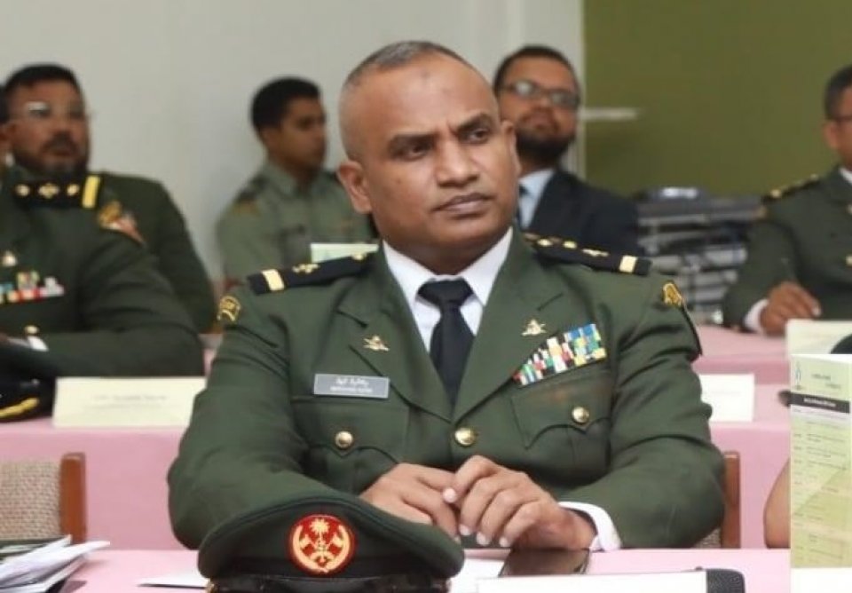 MNDF ge isstharujamaanu Major Azim COVID ah positive vejje