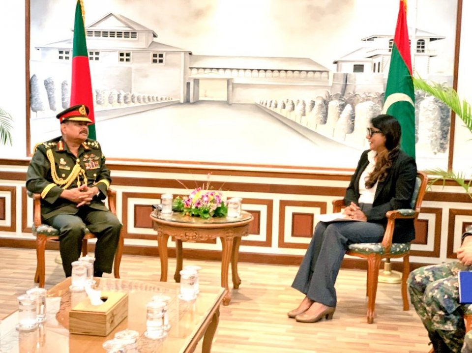Bangladesh Chief of Army Staff pays courtesy call on Defense Minister Mariya