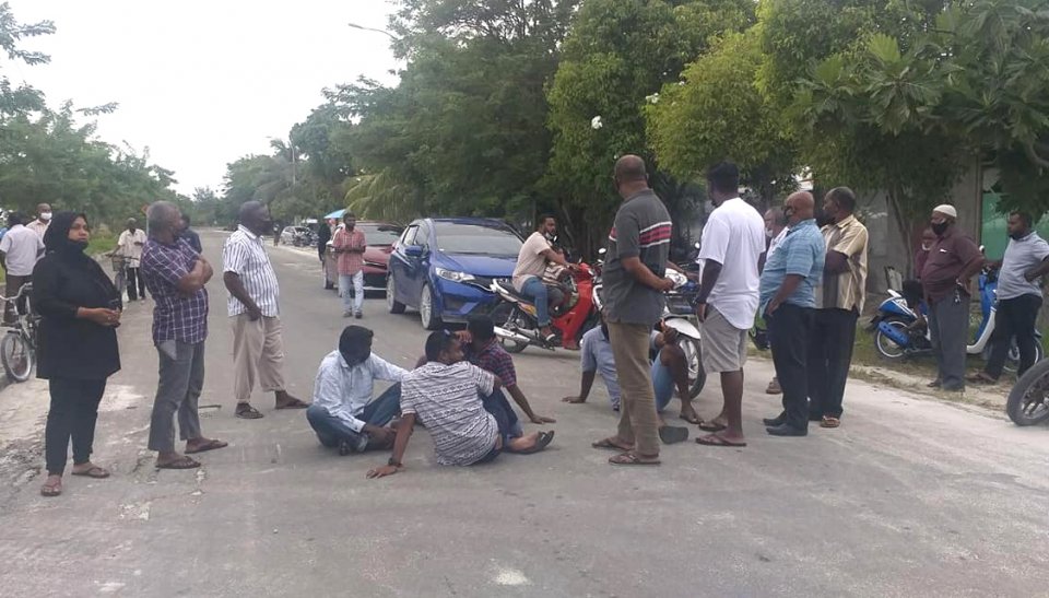 Addu city feydhoo gai huri bodu hila Police Academy ah gendhaathee ihuthijaaju kohffi