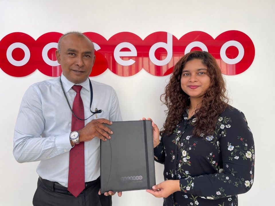 Club Maldives cup ge platinum partner akah Ooredoo