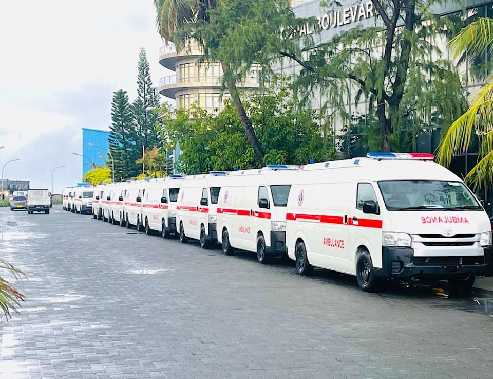 20 ambulancege dhevana shipment rahrashah fonuvumuge masakaiy fashaifi 