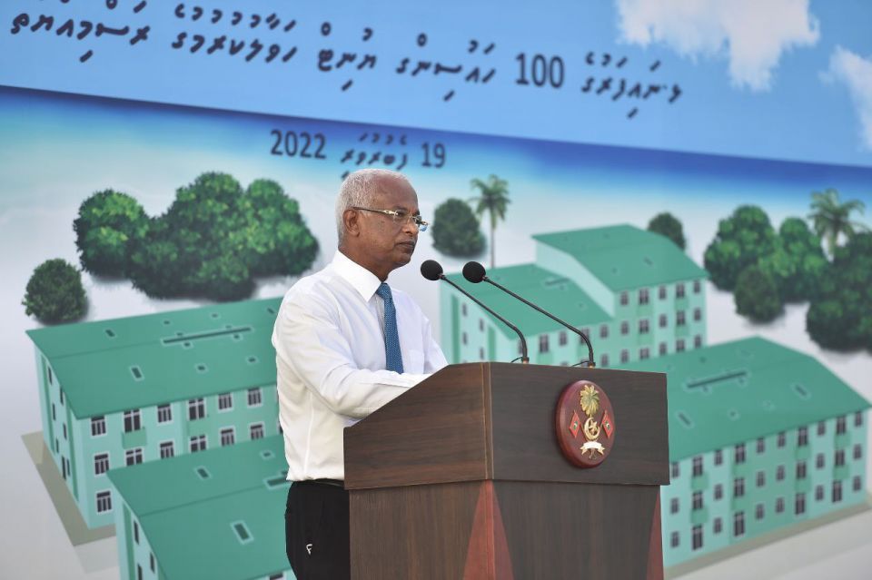 Naifaru gai hedhi 100 housing unit council aa havaalu kohffi