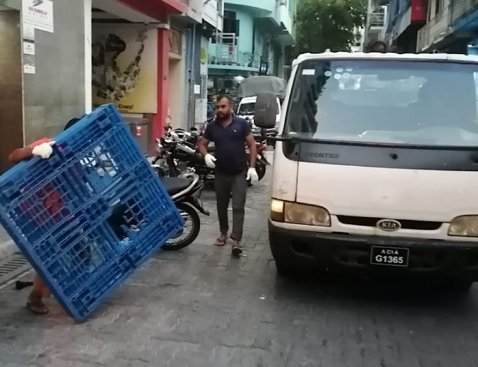 Male' magumathin 195 pallet city councilun nagaifi