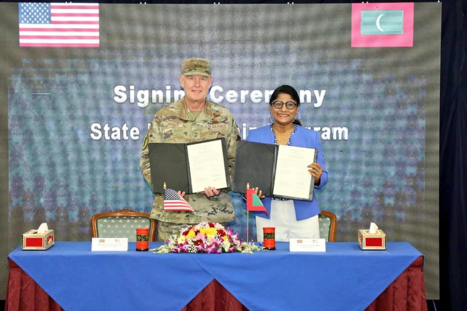 The Maldives enters into a defence partnership program with US
