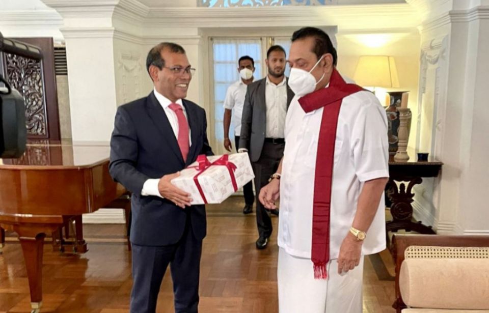 Rajapaksa ge aailaa ah Soneva in villa eh vikkaa vaahaka dhogukoffi