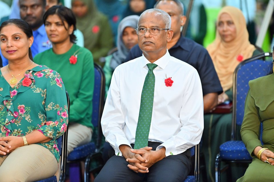 President announces land reclamation project in Funadhoo