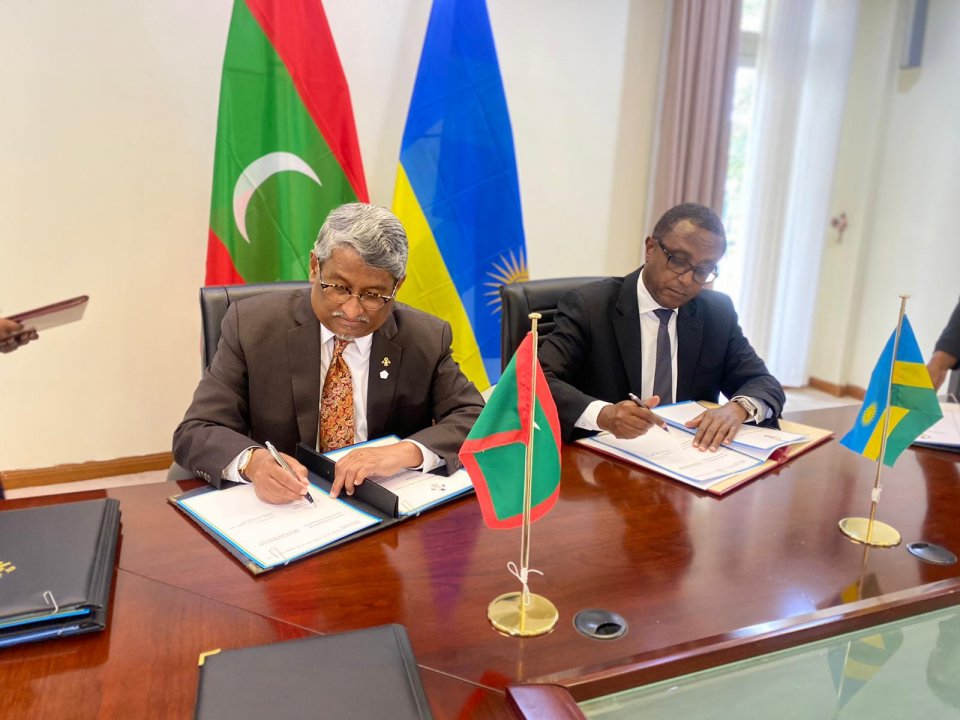 Maldives signs key agreements with Rwanda to strengthen relations