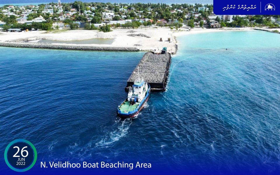 Velidhoo dhoani ehelaa sarahahdhu hedhun: Bodu hilaige 2 vana shipment project site ah