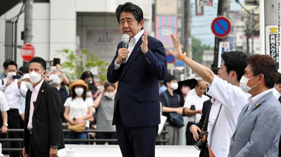 Japan ge kureege boduvazeeru Shinzo Abe ah dhin badeege hamalaagai avahaaravehjje