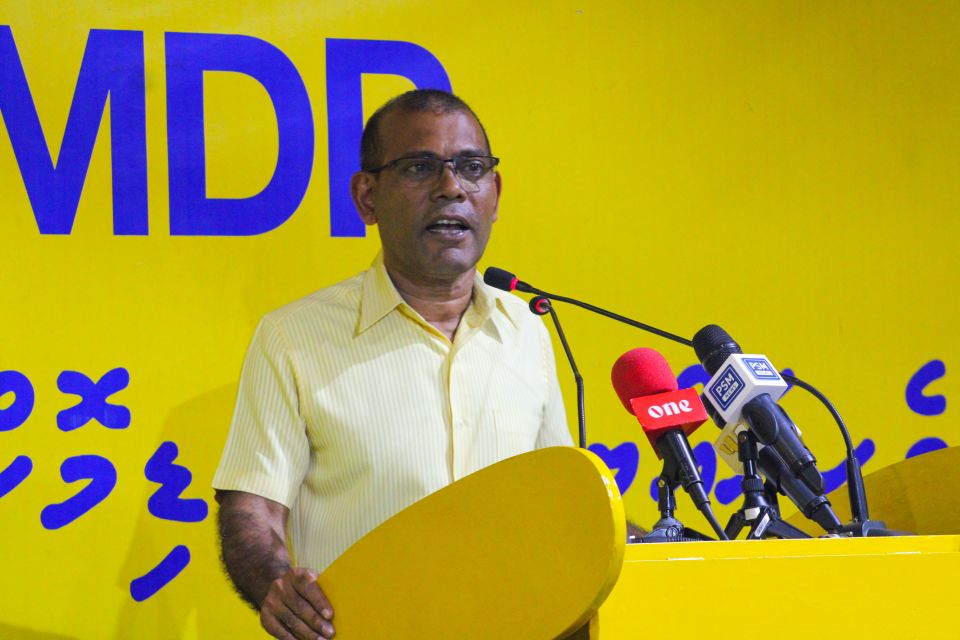Raees nukumejje nama balivaane, party araigannan dhathivaane: Nasheed