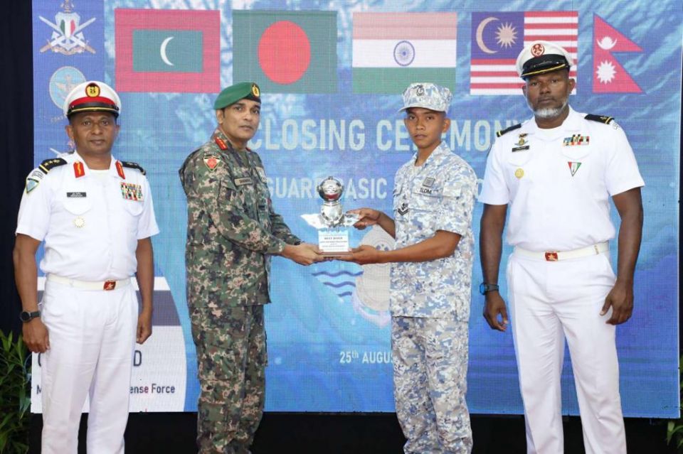 MNDF basic diving course ge 1 vana Malaysia ge dharivarakah