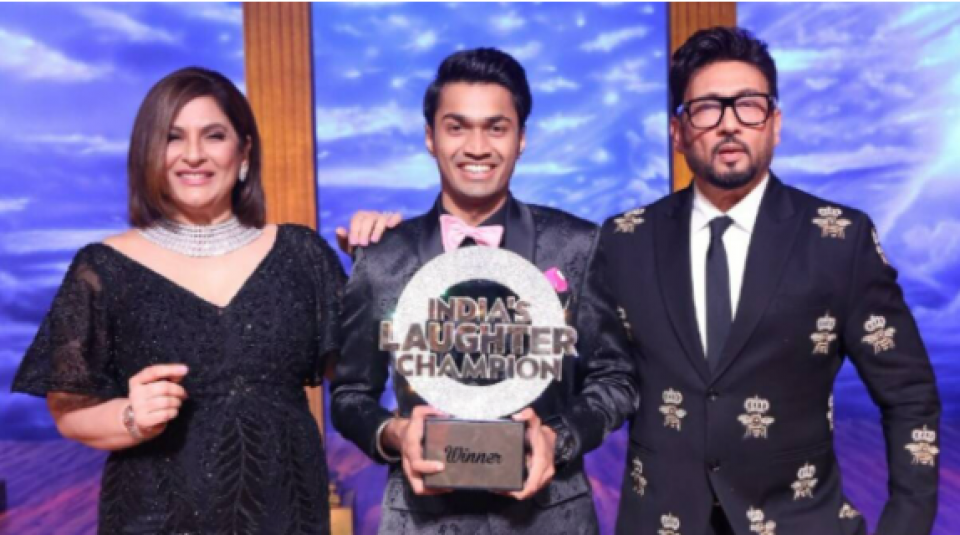 Laughter champion ge trophy Rajat Soodhah 