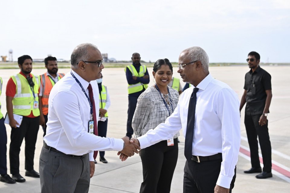 President kicks off three-day visit to Haa Alifu  & Haa Dhaalu Atoll