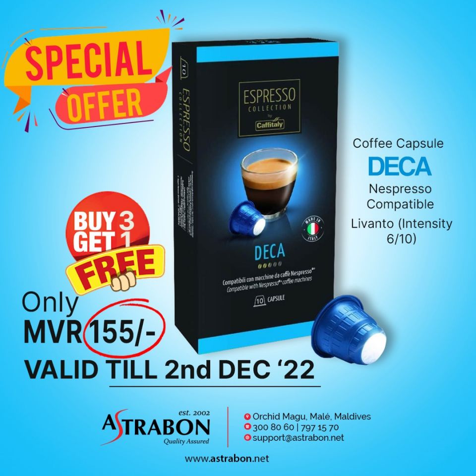 Astrabon Caffitaly coffee: Buy 3 Get 1 FREE