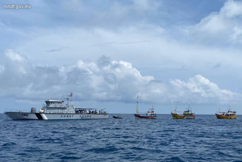 Illegal fishing: 3 foreign vessels caught in Maldivian waters