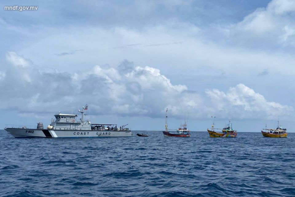 Sri Lanka ge 4 mas boat eh MNDF in hifahattaifi
