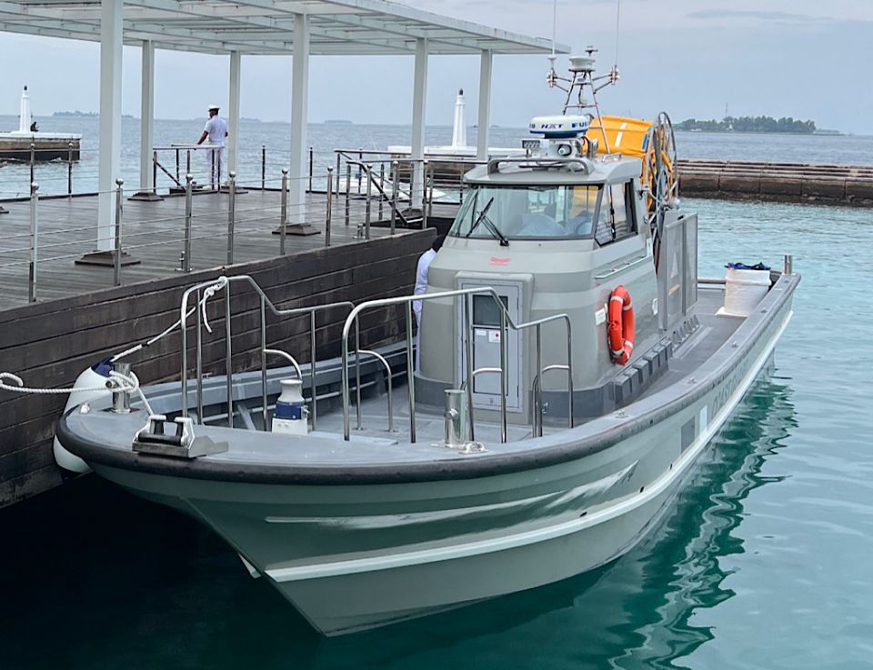 Japan in MNDF coast guard ah oil boom vessel eh hadiyaakoffi 