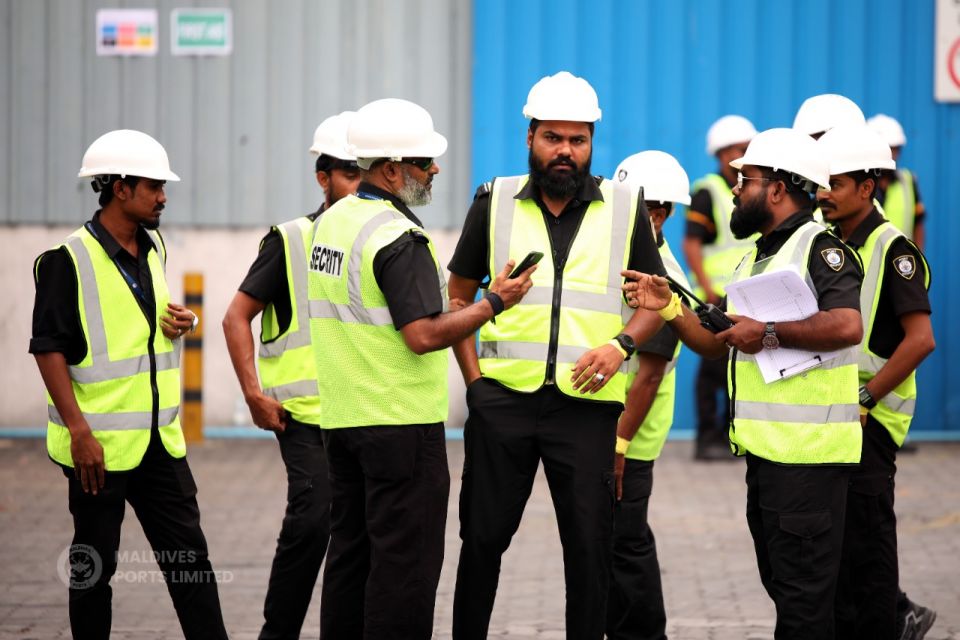 Port fire and rescue drill