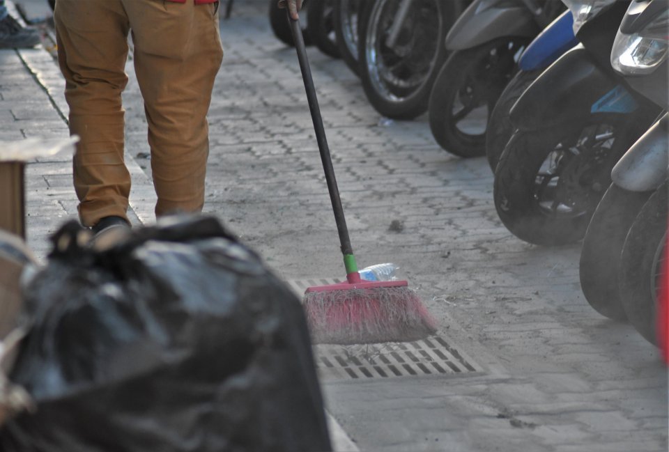 WAMCO stops sweeping and cleaning Male' and Villimale