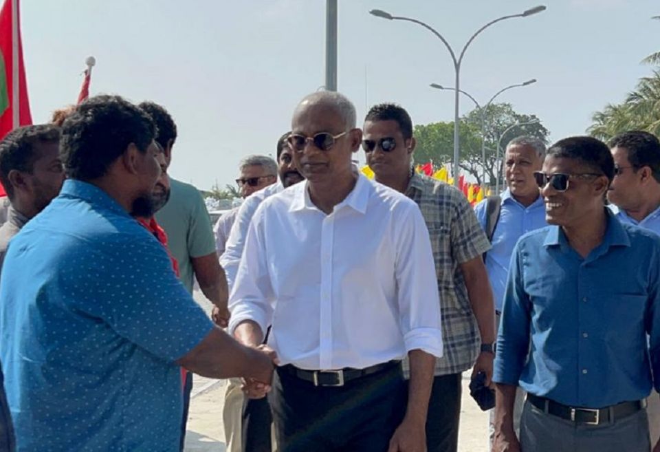 Campaign ah Raees Solih Innamaadhoo ah vadaigenfi