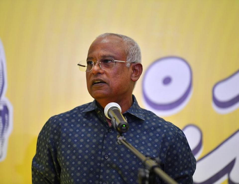 President Solih aims harsh criticism at Speaker Nasheed 