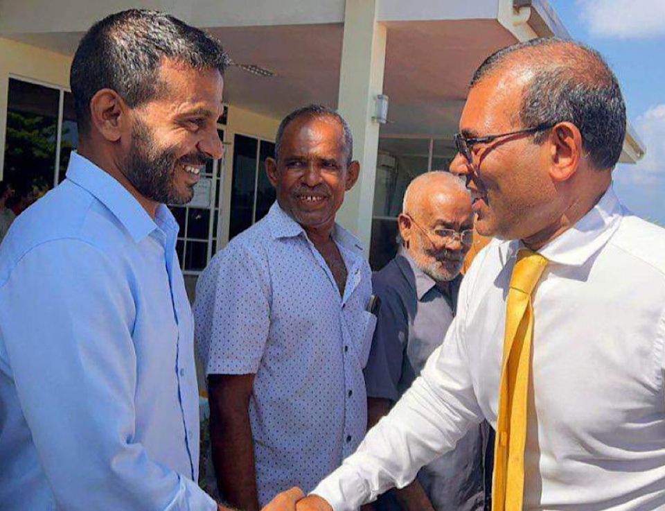 Housing ministryge naibuge magaamun isthiufaa dhehvaa Falah Nasheed ge campaign ah 