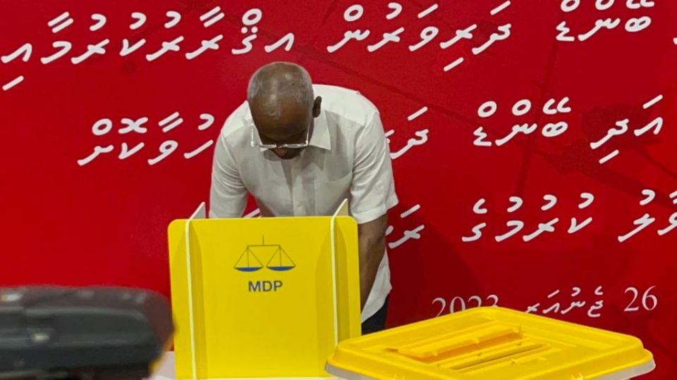 MDP Primary: Raees Solih vote lahvaifi