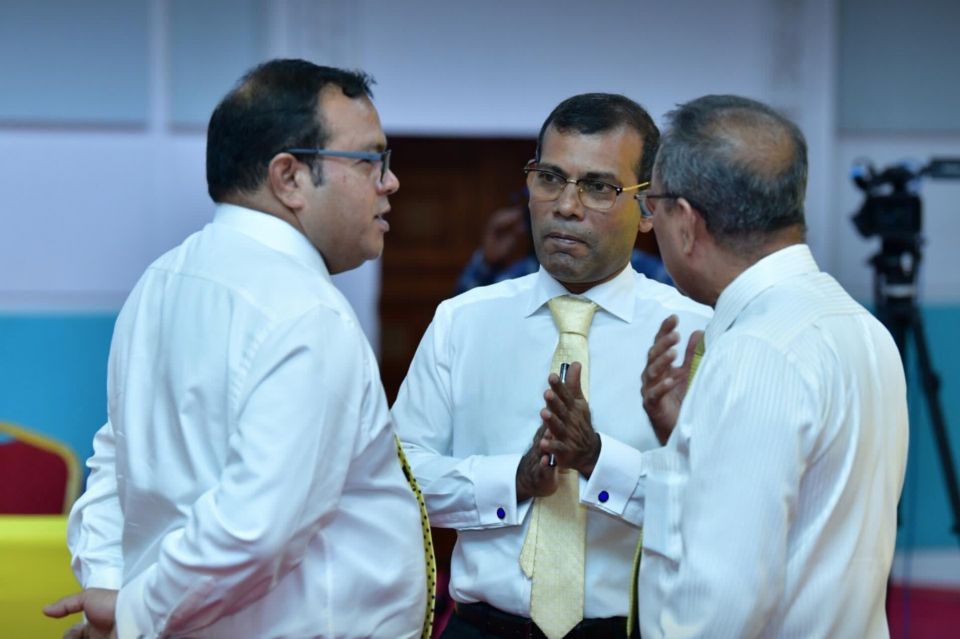 Barulamaanee garaarah maadhama bahuskuran MDP in ehbasvejje: Raees Nasheed 