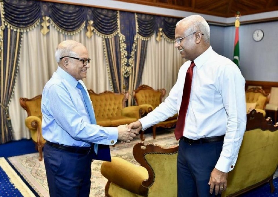 President Solih set to meet ex-President Maumoon today for coalition talks
