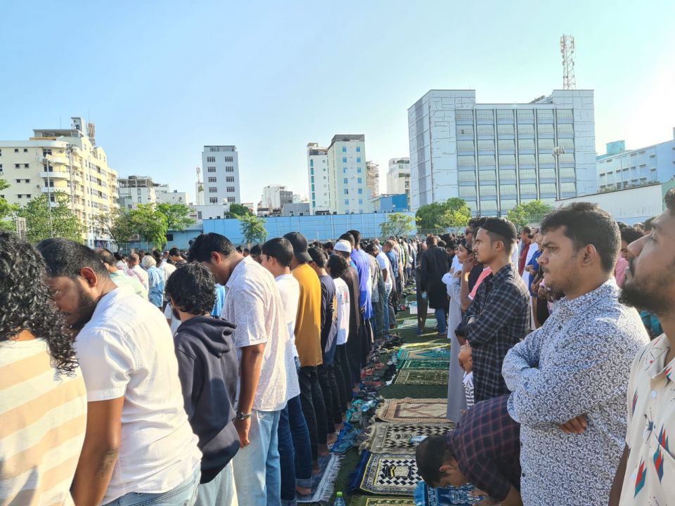 Islam dheenakee 'izzahtherikan' libigen vaa dheeneh namaves miadhu muslimun vanee vara bodah nikamethi vefa: Eid huthu'ba