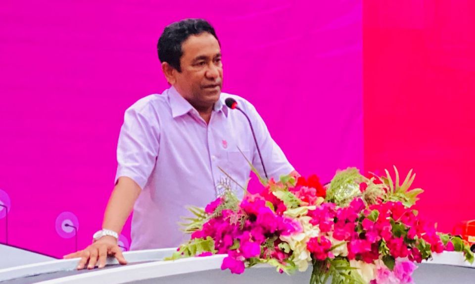 Raees Yameenge candidacy balainugaiy massalaaga PPM in thadhah'huluvejje 