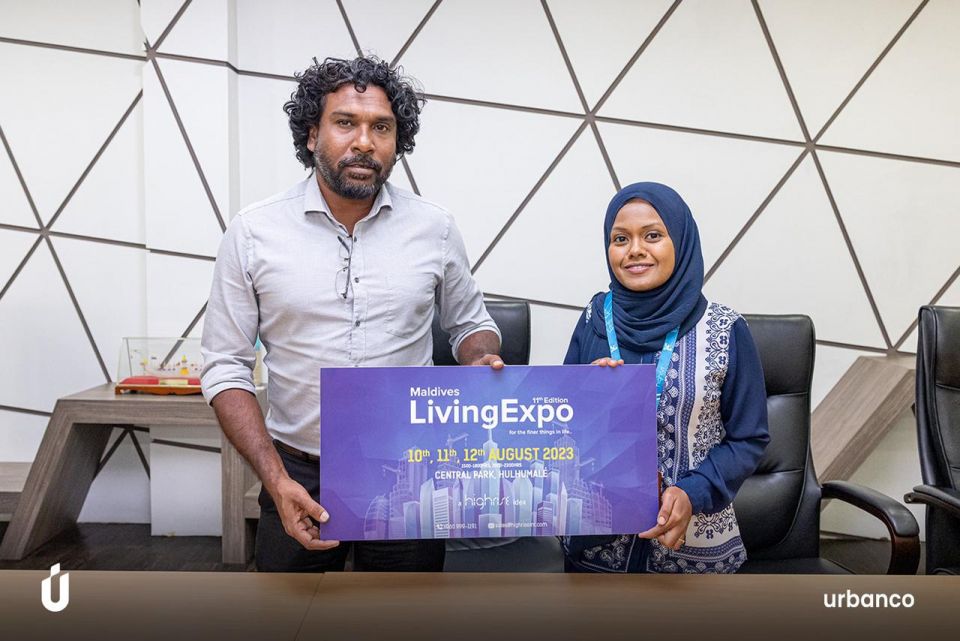 Maldives living EXPO ge title sponsor akah URBANCO