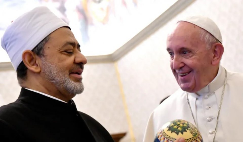 Pope, grand imam make call for peace at UN Security Council