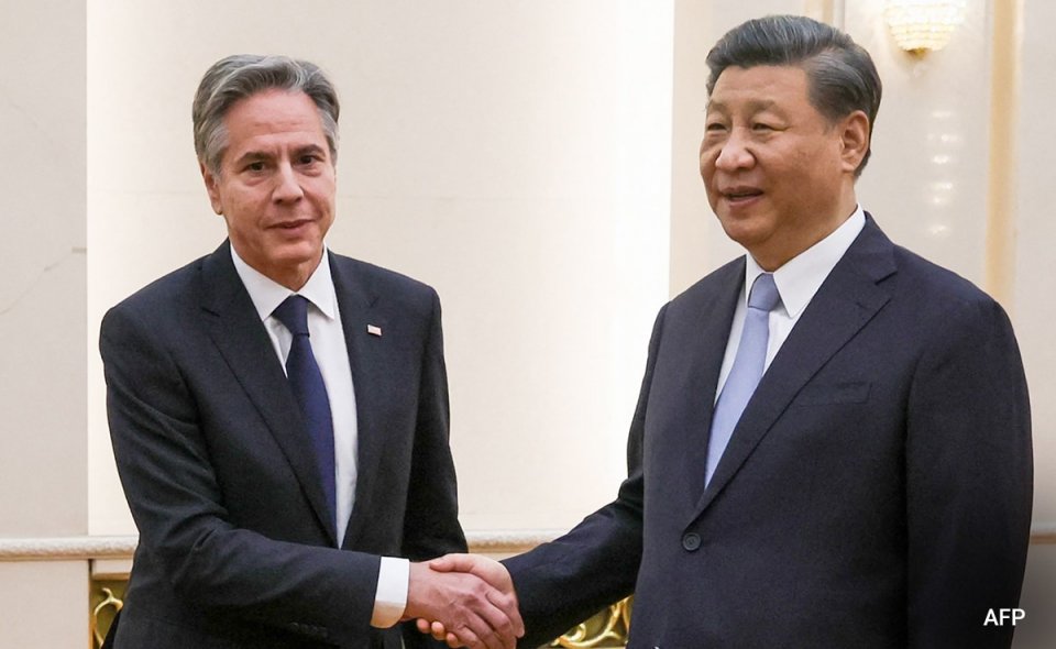 President Xi Jinping Meets with US Secretary of State Antony Blinken