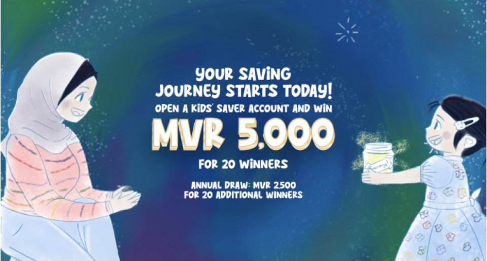 Win up to MVR 5,000 with BML Kids' Saver Promotion!