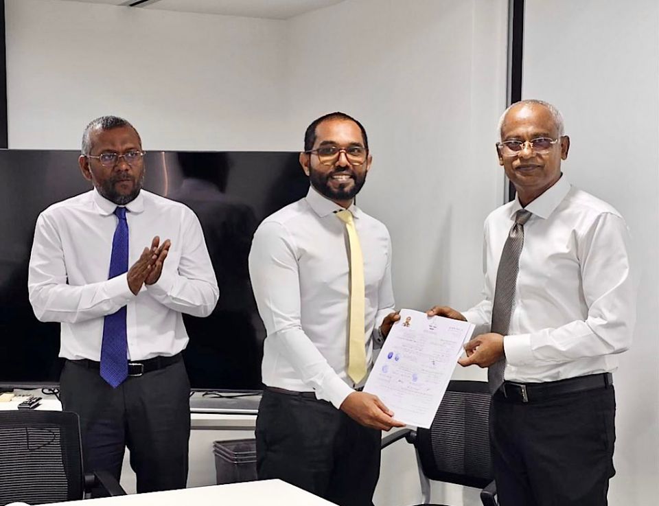 PPM ge Kelaa dhaairaage raees Ghaalib, e party in vakive MDP aa gulhijje 