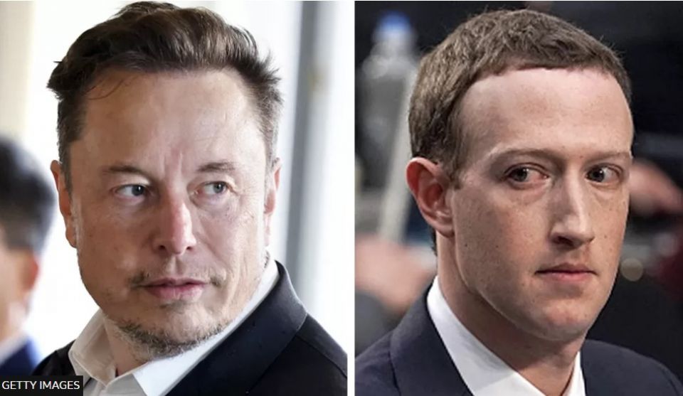 Elon Musk and Mark Zuckerberg cage thelhumakh thayyaru vejje