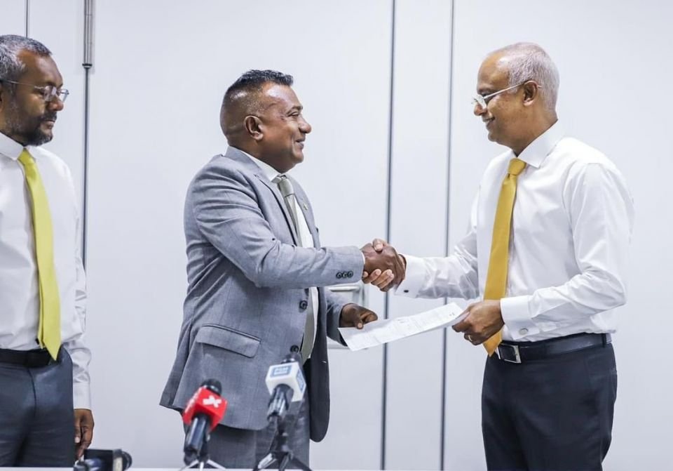 MP Jabir rejoins MDP 4 years after leaving the party