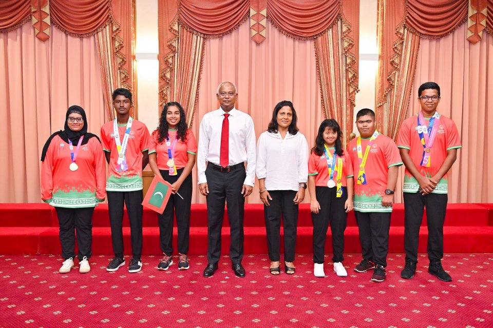 First Couple celebrate success of Maldivian athletes at Special Olympics 2023
