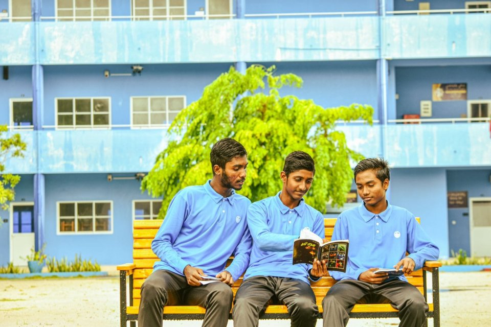 BML Community fund help establish outdoor reading park in Milandhoo School