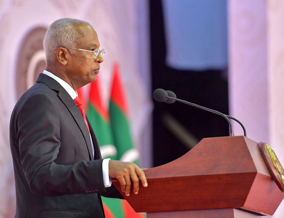 Mi fas aharahvure minivankan oiy fas ahareh neh: Raees Solih 