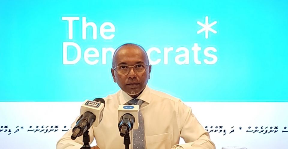 Democrats enburi MDP ah dhaan Shiyan govaalumun radhu dhinee Hassan Latheef