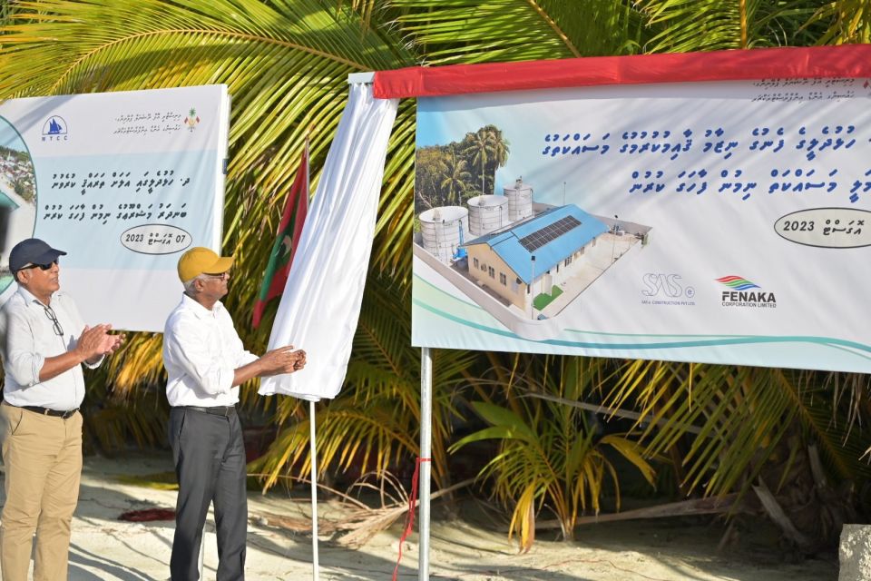 Raees Solih ge vaudhufulhu: Dhaalu atoll in eneme gina project Hulhudheyyah